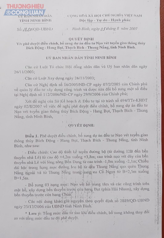 Tiếp bài Ninh Bình: Dự án nạo vét sông đội vốn hơn 40 lần - Hình 7