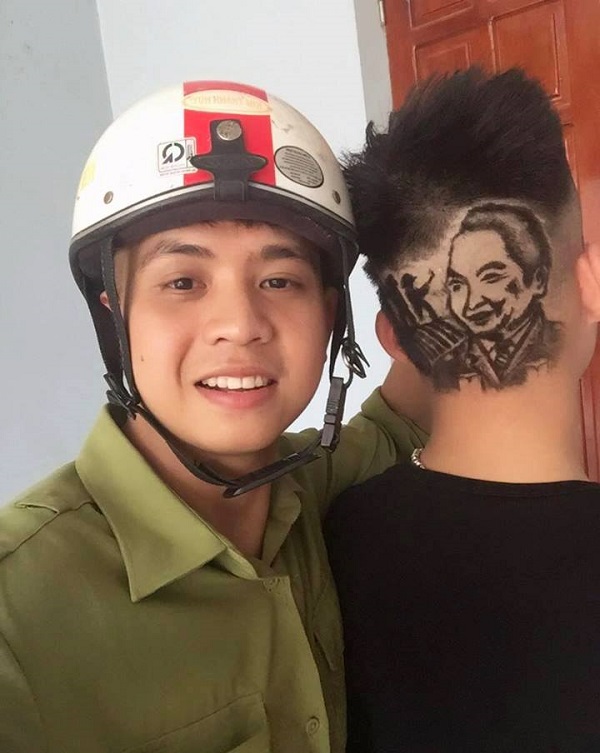 Nghệ thuật 'vẽ truyền thần' lên tóc của cây kéo trẻ xứ Nghệ