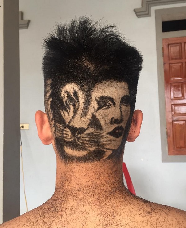 Nghệ thuật 'vẽ truyền thần' lên tóc của cây kéo trẻ xứ Nghệ - Hình 3