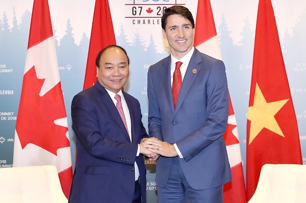 Thủ tướng Nguyễn Xuân Phúc hội đàm với Thủ tướng Canada - Hình 1