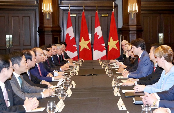 Thủ tướng Nguyễn Xuân Phúc hội đàm với Thủ tướng Canada - Hình 2