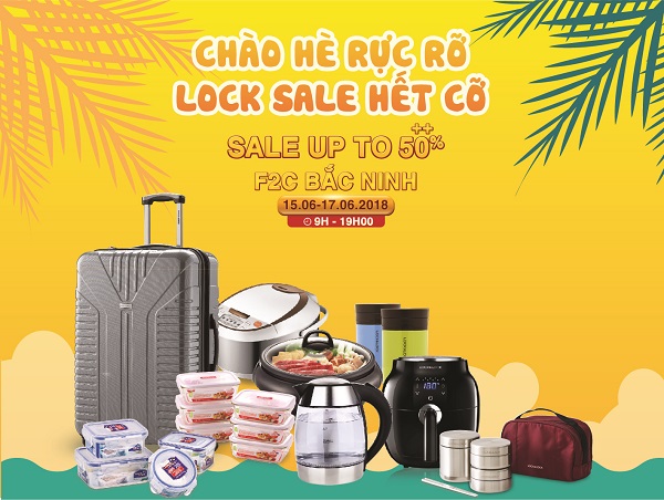 LOCK&LOCK giảm giá 50% tại kho F2C Bắc Ninh - Hình 1