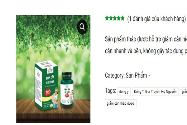 Thực phẩm bảo vệ sức khỏe Giảm cân họ Nguyễn new lưu hành ‘chui’ - Hình 1