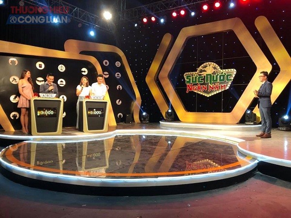 Ca sĩ Huy cường tham gia gameshow truyền hình 'Sức nước ngàn năm'. - Hình 4