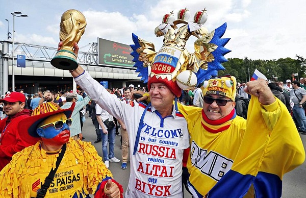 Những hình ảnh ấn tượng trước trận đấu mở màn tại World Cup 2018