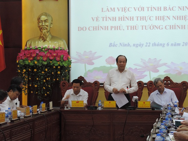 Tổ công tác của Thủ tướng Chính Phủ làm việc tại Bắc Ninh - Hình 1