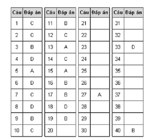 Gợi ý đáp án đề thi môn Vật lý mã 206, kỳ thi THPT quốc gia 2018