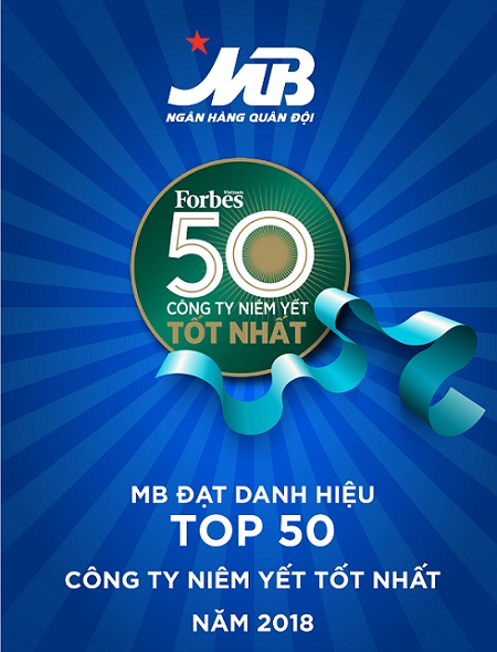 MB lọt Top 50 công ty niêm yết tốt nhất Việt Nam 2018 - Hình 1