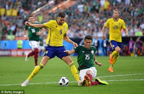 Mexixo 0-3 Thụy Điển: Hai đội dắt tay nhau vào vòng 1/8 - Hình 1