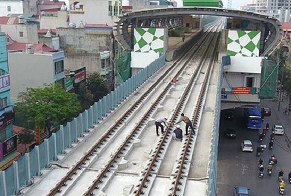 Sẽ chạy thử đường sắt Cát Linh - Hà Đông vào tháng 8