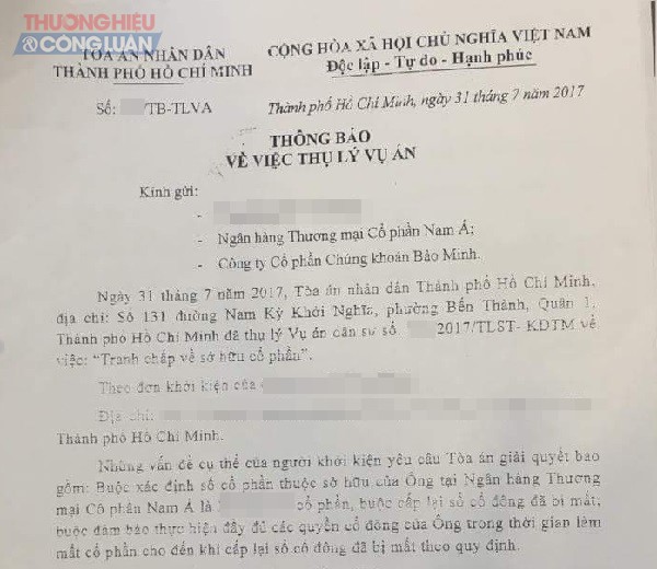 Chuyện lạ tại Ngân hàng TMCP Nam Á: Hàng chục triệu Cổ phần đang nằm ở đâu? - Hình 2