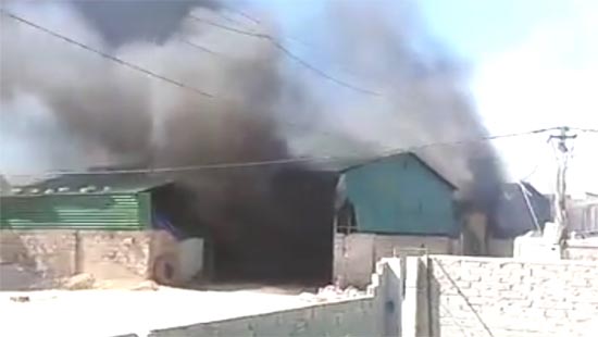 Nghệ An: Cháy nhà máy sản xuất lưới thép B40