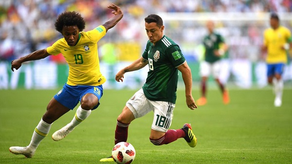Brazil 2-0 Mexico: Neymar tỏa sáng, Brazil thẳng tiến vào tứ kết - Hình 1