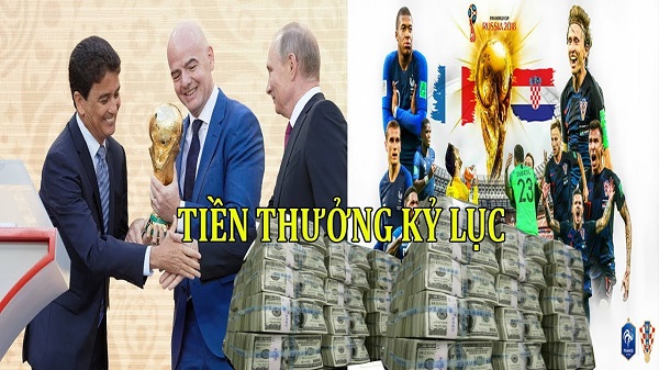 Chung kết World Cup 2018 (Pháp và Croatia): Đội vô địch sẽ nhận mưa tiền thưởng