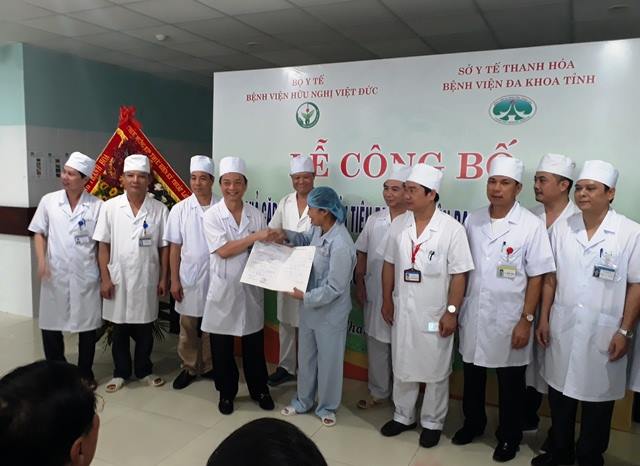 Thanh Hóa: Thực hiện thành công ca ghép thận đầu tiên