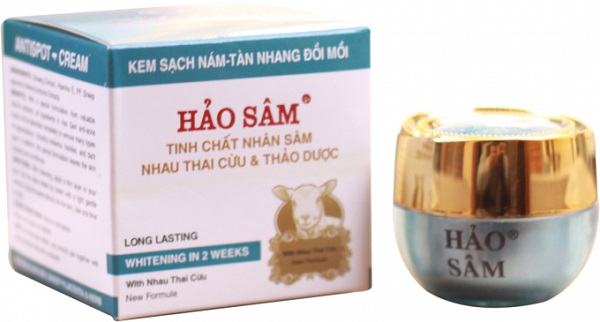Kem trị nám của Công ty TNHH mỹ phẩm Hảo Sâm bị Cục Quản lý Dược đình chỉ lưu hành
