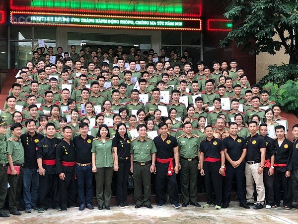 Hà Nội: Lễ bế giảng Lớp tập huấn võ thuật KD1 - Học viện Chính trị Công an Nhân dân - Hình 1