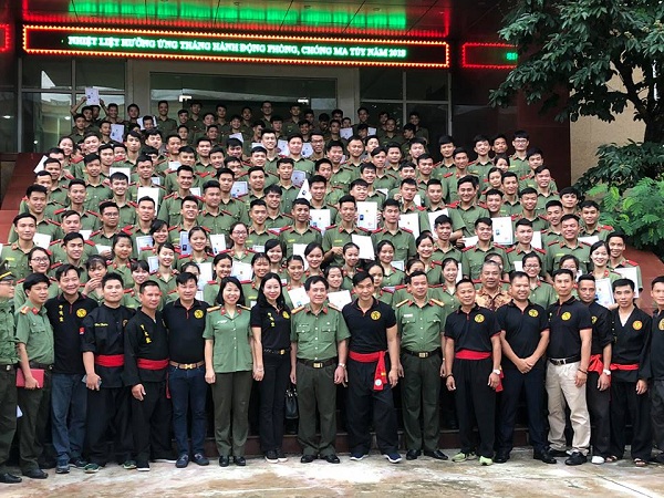 Hà Nội: Lễ bế giảng Lớp tập huấn võ thuật KD1 - Học viện Chính trị Công an Nhân dân