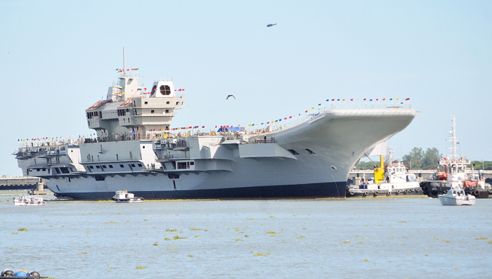Ấn Độ thử nghiệm tàu sân bay tự đóng vào năm 2020