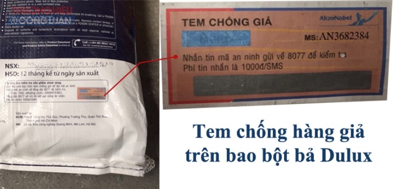 Hướng dẫn nhận biết sơn DULUX/MAXILITE chính hãng thông qua tem chống giả trên các sản phẩm của Akzo - Hình 1