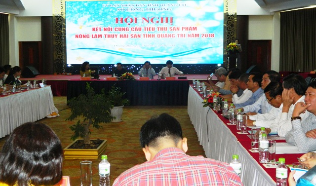 Hội nghị kết nối cung cầu tiêu thụ sản phẩm nông lâm thuỷ hải sản tỉnh Quảng Trị năm 2018 - Hình 1
