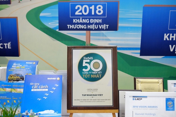 Tập đoàn Bảo Việt (BVH): 6 năm liên tiếp dẫn đầu lĩnh vực bảo hiểm trong Forbes 50 - Hình 1