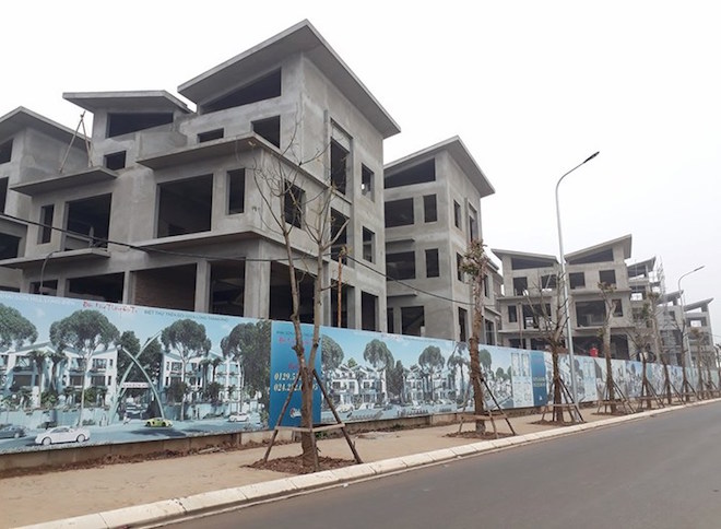 KĐT Khai Sơn City: Phó thủ tướng yêu cầu làm rõ việc xây dựng 26 biệt thự xây thô mới xin phép - Hình 1