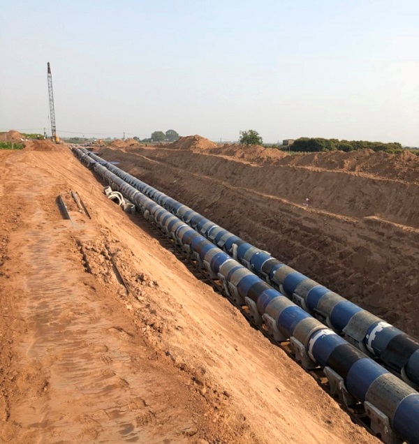 Hạ chìm đường ống qua sông Đuống thất bại, chủ đầu tư dự án nghìn tỷ “trảm” nhà thầu