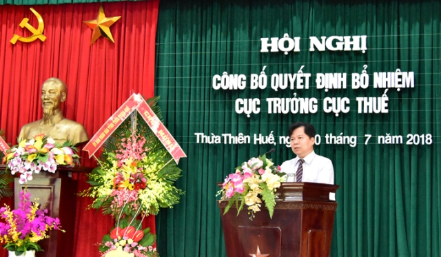 Thừa Thiên Huế: Công bố quyết định bổ nhiệm Cục trưởng Cục Thuế
