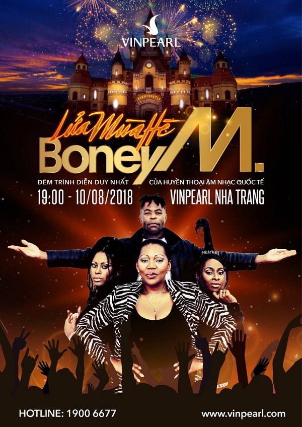 ‘Lửa Mùa Hè’– Liveshow Boney M đầu tiên tại Việt Nam