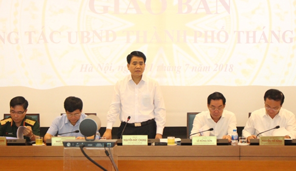 Chủ tịch UBND TP. Hà Nội: Bảo đảm an toàn, chăm lo cuộc sống người dân vùng lũ