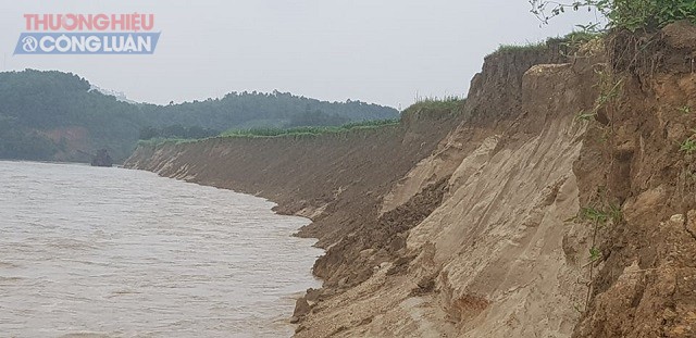 Phú Thọ: Người dân chặt neo tàu ngăn chặn khai thác cát làm sạt lở đất sản xuất - Hình 2