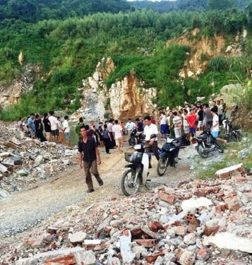 Tuyên Quang: Hai học sinh tử vong khi tắm hố nước ở công trình khai thác mỏ - Hình 1