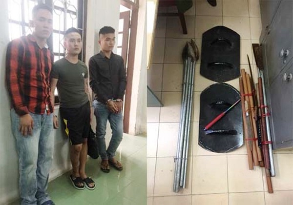 Thanh Hóa: Bắt nhóm thanh niên mang hung khí đi bắt giữ 2 phụ nữ trái phép