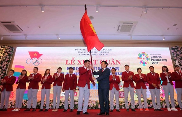 Đoàn thể thao Việt Nam xuất quân dự Đại hội Thể thao châu Á 2018 - Hình 1