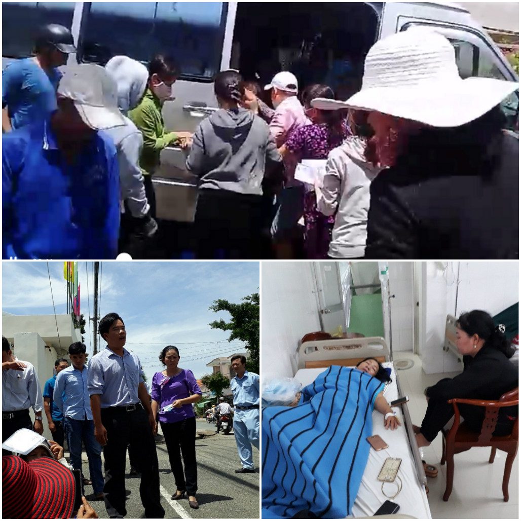 Trà Vinh: Dân bức xúc vì bị chánh thanh tra thị xã bắt - quẳng người lên xe gây chấn thương