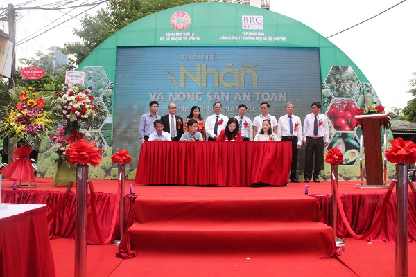 Tuần lễ Nhãn và nông sản an toàn tỉnh Sơn La năm 2018 Hà Nội