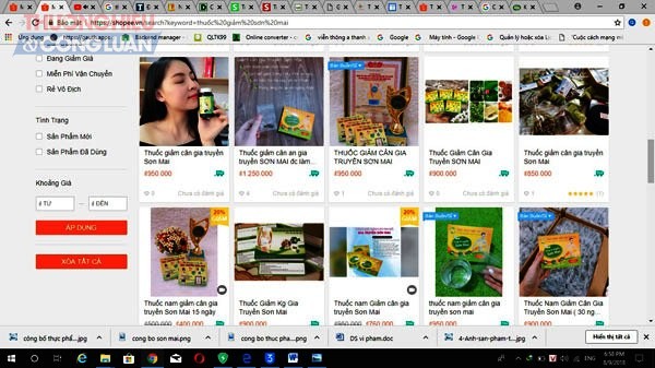 Sàn giao dịch thương mại điện tử Shopee.vn: Quảng cáo thực phẩm chức năng là thuốc - Hình 3