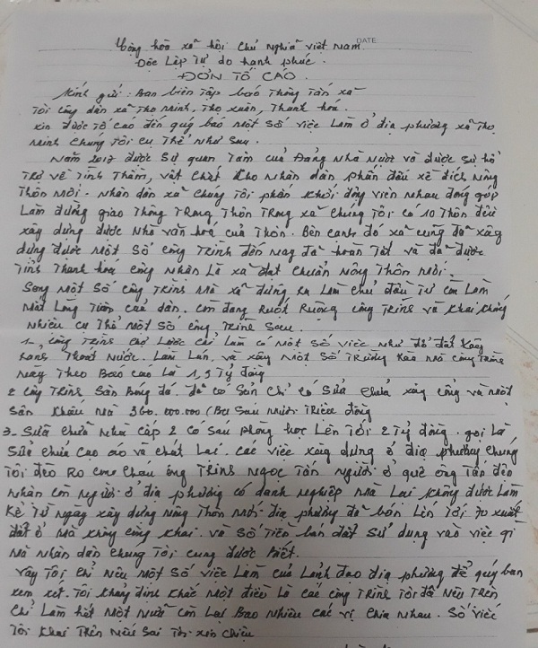 Thọ Minh (Thọ Xuân -Thanh Hóa): Ôm "nợ" chục tỷ vẫn cán đích nông thôn mới?