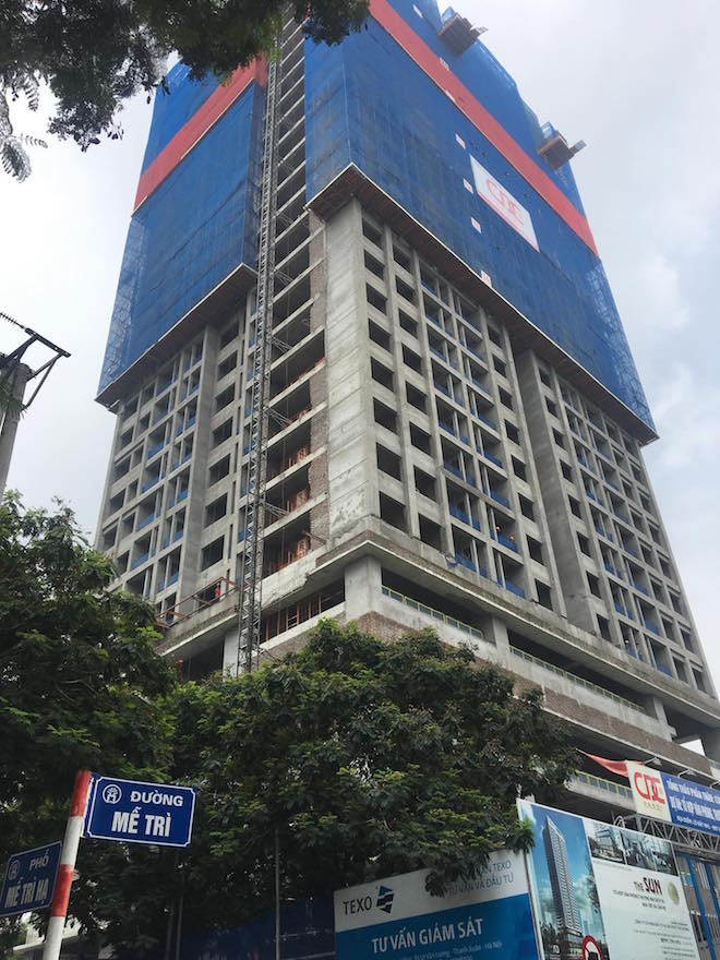 Sau tai nạn tại The Sun Mễ Trì, đình chỉ toàn bộ dự án để thanh tra