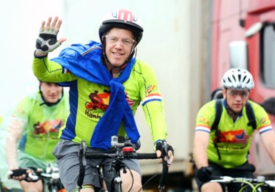 Thừa Thiên Huế: Cựu Đại sứ Mỹ - Ted Osius tham gia ngày hội xe đạp quốc tế Coupe de Hue 2018