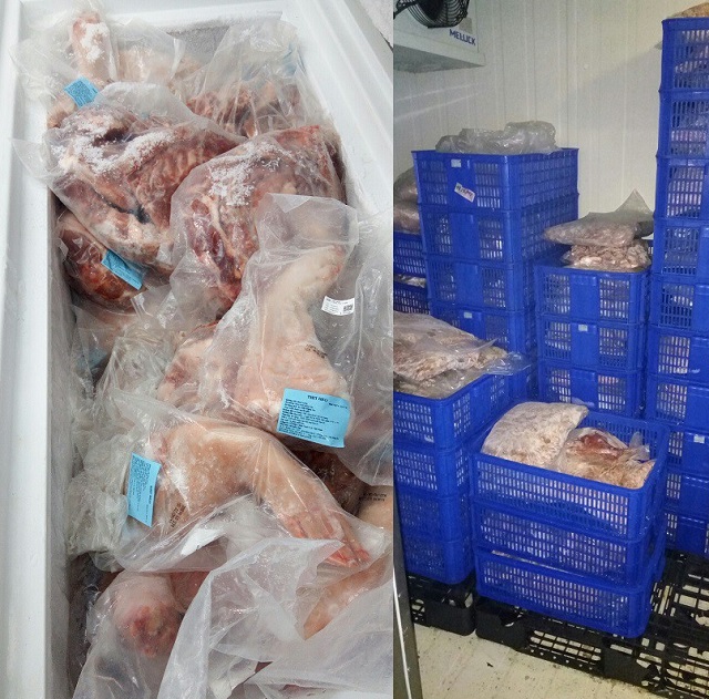 Hàng trăm ký thịt heo 'hết đát' được phát hiện tại siêu thị Meat Farm ở Sài Gòn - Hình 1