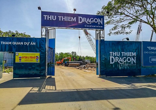 TP.HCM: Xây dựng không phép, dự án Thủ Thiêm Dragon bị xử phạt, yêu cầu ngừng thi công