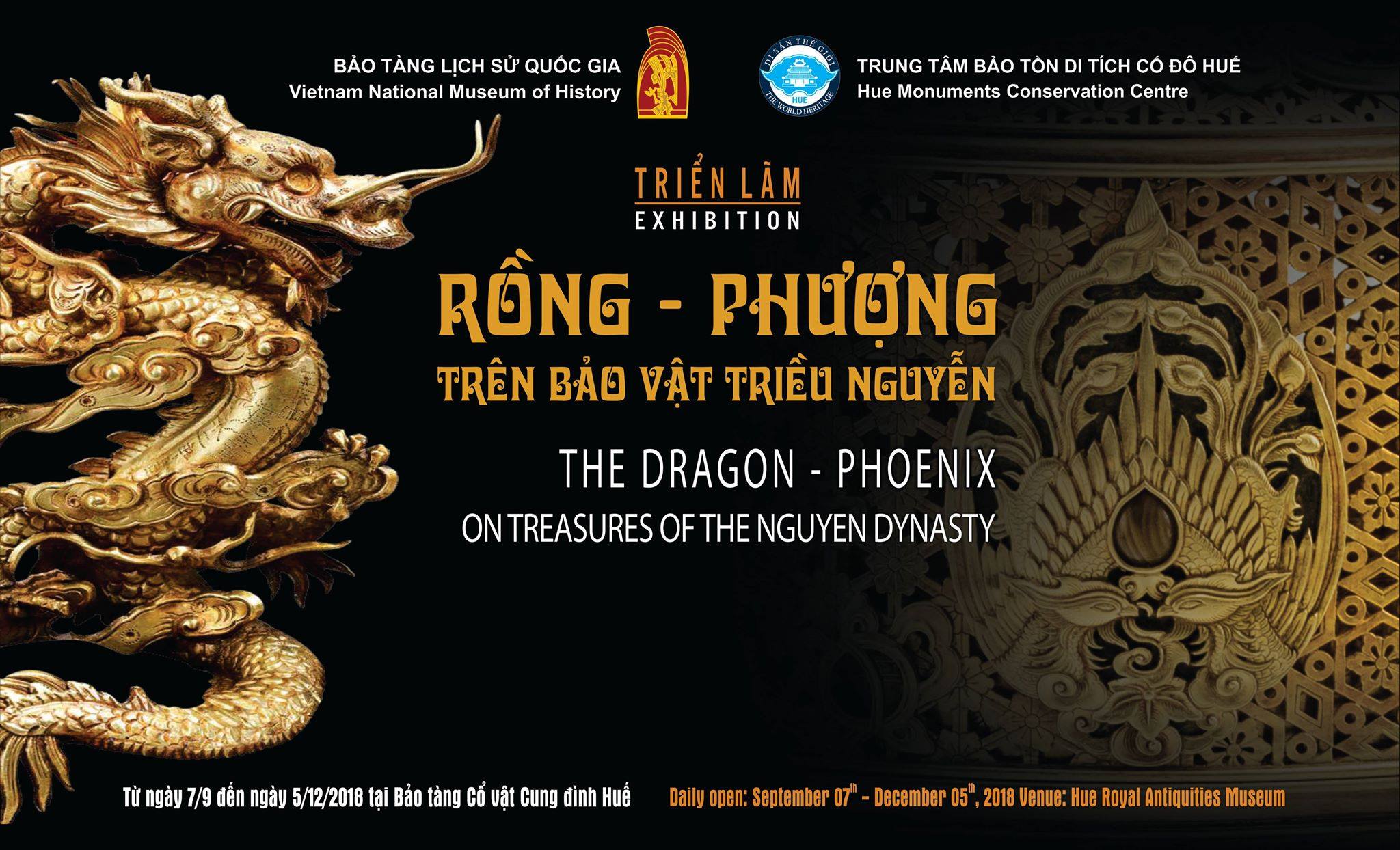 Thừa Thiên Huế: Triển lãm “Rồng - Phượng trên bảo vật triều Nguyễn”