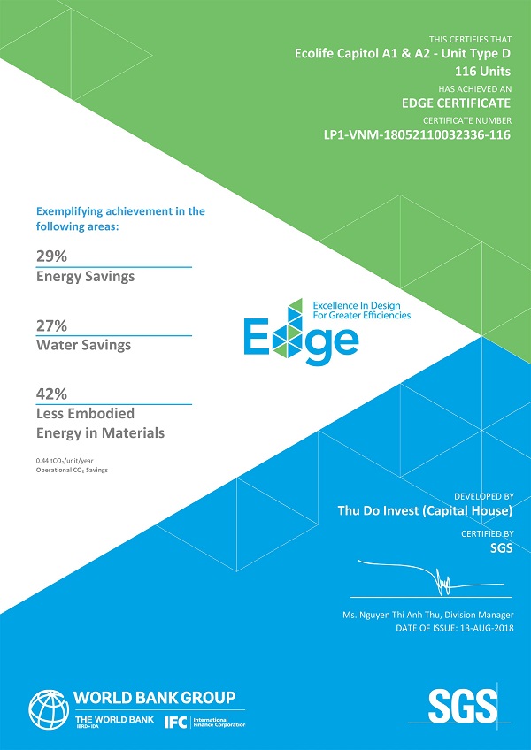 EDGE chính thức thể hiện sự cam kết của chủ đầu tư trong việc thực hiện các tiêu chí xanh - Hình 2