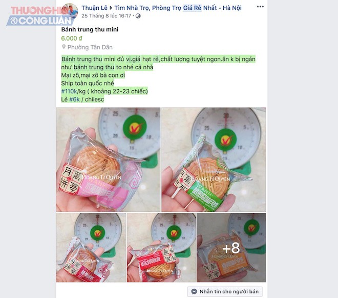 Tràn lan bánh trung thu giá rẻ rao bán qua mạng xã hội - Hình 4