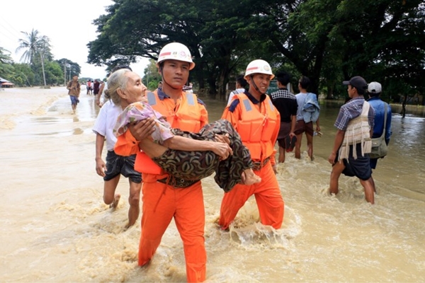 Hơn 50.000 người phải sơ tán sau vụ vỡ đập ở Myanmar - Hình 2