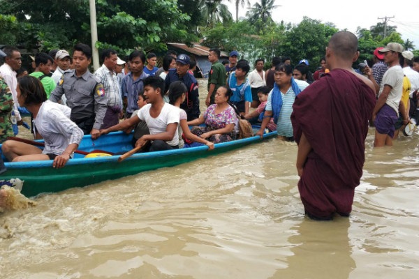 Vỡ đập tại Myanmar: 54.000 người đã buộc phải sơ tán - Hình 1