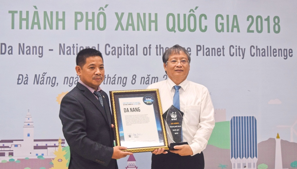 Đà Nẵng nhận danh hiệu 'Thành phố Xanh quốc gia 2018'