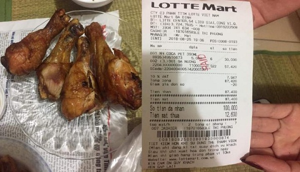 Vụ khách hàng tố Lotte Mart bán đùi gà thối: Siêu thị bán hàng bảo đảm chất lượng - Hình 1